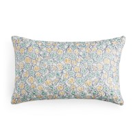 Sky Gardenia Oblong 12″ x 20″ Embroidery Flowers Decorative Pillow, Multi