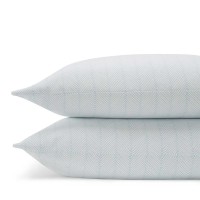 Sky Portia King Pillowcase Pair, Blue/White, King