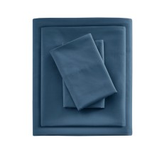Sleep Philosophy Twin Smart Cool Microfiber Sheet Set, Teal