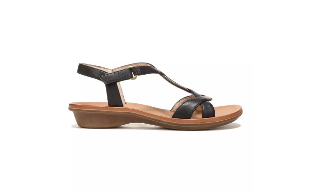  Solo Strappy Sandals Women’s Shoes, Black, 8W
