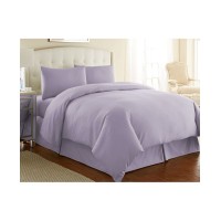 Southshore Fine Linens Ultra-Soft Solid Color 3-Piece Duvet Cover Set Bedding, Evening Haze, Full/Queen