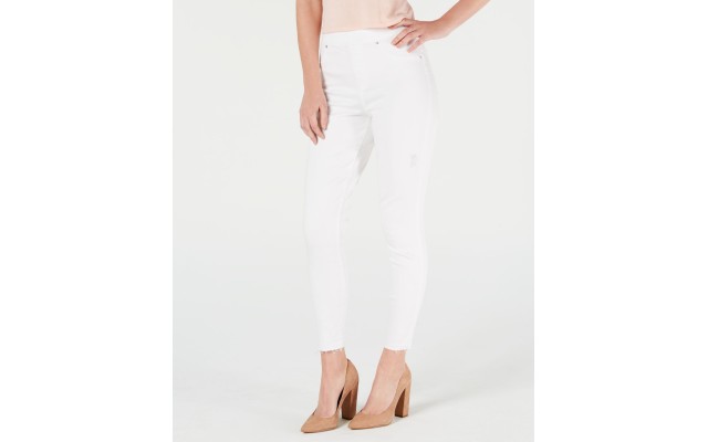  Ripped Denim Leggings X-Small