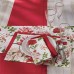  Holiday Botanical Napkin (Red, 20″ x 20″)
