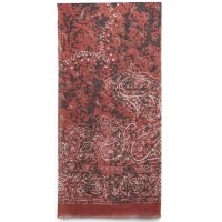 Steve Madden Bandanna Square Scarf, Henna, One Size