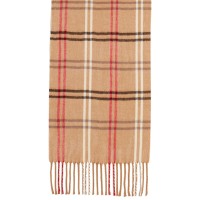 Steve Madden Mid Weight Cozy Plaid Muffler Scarf, Camel