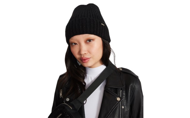  Women’s Embellished Beanie – Black