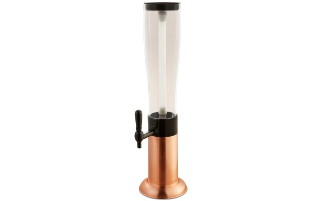  3-qt. Beer Tower Copper, Black
