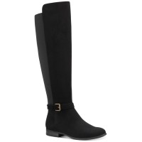 Style & Co Women’s Kimmball Wide-Calf Over-The-Knee Boots, Black, 7M