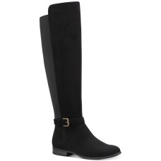 Style & Co Women’s Kimmball Wide-Calf Over-The-Knee Boots, Black, 7M