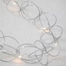 Sullivans Led Hoop Garland 72″L Silver