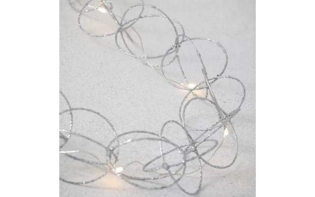  Led Hoop Garland 72″L Silver