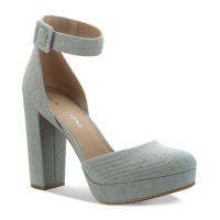 Sun + Stone Estrella Block-Heel Pumps, Blue, 7M