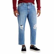 Sun + Stone Mens Lance Cropped Skater Jeans