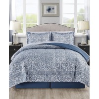 Sunham Estella 8-Pc. Comforter Sets, California King, Blue