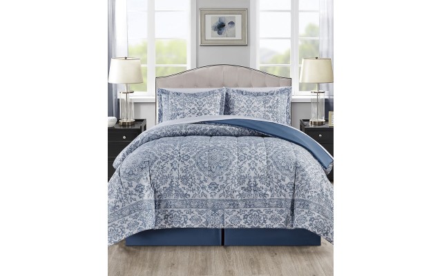  Estella 8-Pc. Comforter Sets, California King, Blue