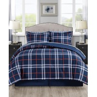 Sunham Grayson 8-Pc. Comforter Sets, Navy, King