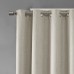  Maya Heathered Blackout Window Panel, Taupe, 50×84