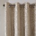  Mirage 50″ x 84″ Damask Total Blackout Curtain Panel, Champagne