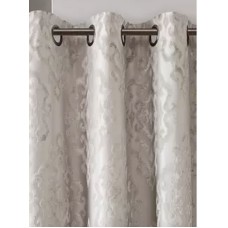 SunSmart Mirage 95-Inch Damask Total Blackout Grommet Window Curtain, , 95×50