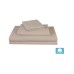 Prewashed Yarn-Dyed Cotton 3-Piece King Duvet Cover Set, Almond