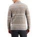  Men’s Intarsia Cashmere Sweater (Gray, XX-Large)