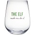  Cheer Stemless Wine Glasses Set of 4- 19.3oz
