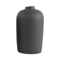 The Floral Society Ceramic Blossom Vase, Gray, 3.5” x 7.25”