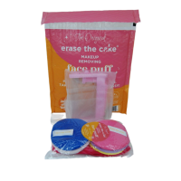 The Original Erase & Cake Makeup Removing Puff,Anti-bacterial, Anti-microbial,open Box
