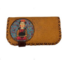 The Season Essentials Handmade Womens Vegan Wallet Water-based Print Eco Friendly Faux Leather Wallet