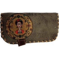 The Season Essentials Handmade Womens Vegan Wallet Water-based Print Eco Friendly Faux Leather Wallet