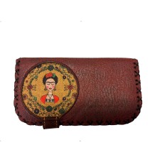 The Season Essentials Handmade Womens Vegan Wallet Water-based Print Eco Friendly Faux Leather Wallet