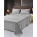  Wrinkle Free Sheet Sets with Deep Pockets & Stain Resistant, 4 pc, 1800 Thread Count Based, Silver, California King