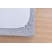  Wrinkle Free Sheet Sets with Deep Pockets & Stain Resistant, 4 pc, 1800 Thread Count Based, Light Gray, Queen