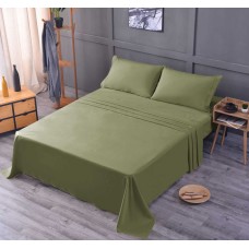 The Season Essentials Wrinkle Free Sheet Sets with Deep Pockets & Stain Resistant, 4 pc, 1800 Thread Count Based
