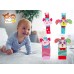  4pcs Infant Baby Wrist Rattles and Foot Socks Developmental Toys, Piggy/Puppy
