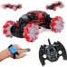  “Scorpion” 2.4 G Gesture Sensing Double Sided 3D Stunt Car with Four-Wheel Drive, Twisting Off-Road Deformation Vehicle Drift Car, Best Gift for Kids and Adults, Red