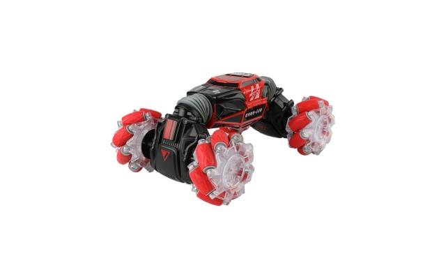  “Scorpion” 2.4 G Gesture Sensing Double Sided 3D Stunt Car with Four-Wheel Drive, Twisting Off-Road Deformation Vehicle Drift Car, Best Gift for Kids and Adults, Red