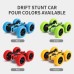  “Spider” Remote Control Double Sided RC Stunt Toy Car, 2.4 G 3-D Stunt Car with Four-Wheel Drive, Twisting Off-Road Deformation Vehicle Drift Car, Best Gift for Kids and Adults, Yellow