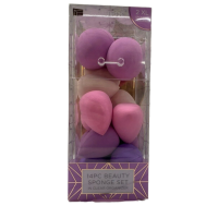 Thinkspace Beauty 14pc Beauty Sponge Set with Clear Organizer Pink
