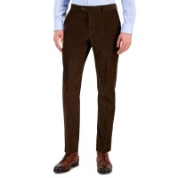 Tommy Hilfiger Men’s Modern-Fit Solid Corduroy Pants, Brown, 36×32