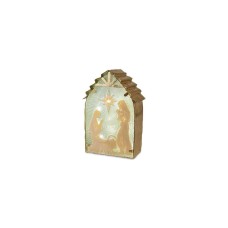 Trans Pac Light Up Nativity (White/Gold)