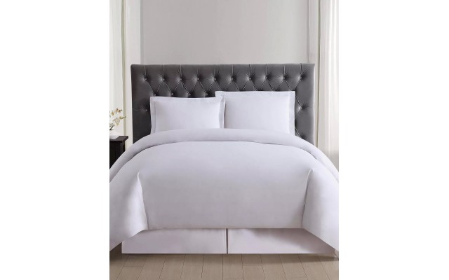  Everyday Duvet Set Bedding, White, Full/Queen