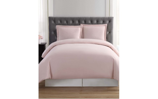   Everyday White Full Blush Full/queen Duvet  Mini Set