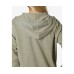  Womens Juniors’ Oversized Quarter-Zip Hoodie, Vetiver, Small
