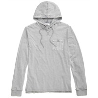Univibe Mens Faded Pullover Hoodie (Grey, L)