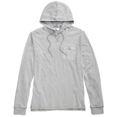 Univibe Mens Faded Pullover Hoodie (Grey, L)