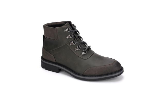  Men’s Bainx Hiker Boots Shoes, Dark Gray, 12