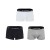 Black/Gray/White