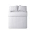  Nina II 3-Piece Geometric Polyester Comforter Sets, White, King