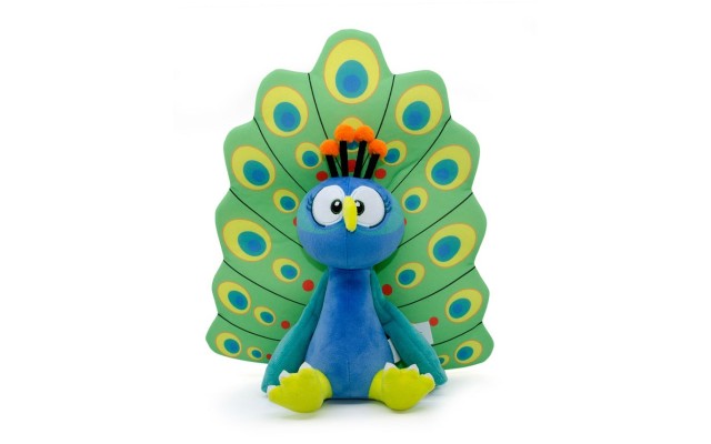  Collectible 10″ Practical Peacock Plush Toy, Green